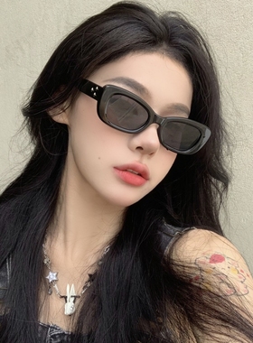 美式复古风黑色高级感太阳镜