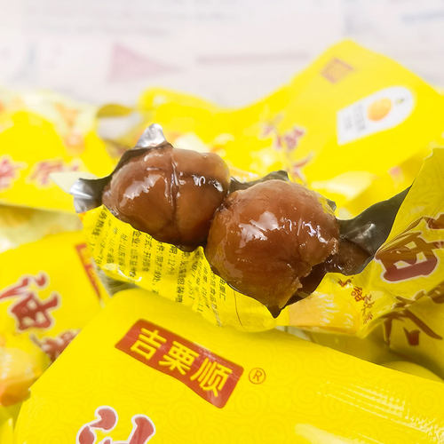 吉栗顺油新栗仁沂蒙山特产熟板栗子甘栗仁即食零食真空小包装500g - 图1