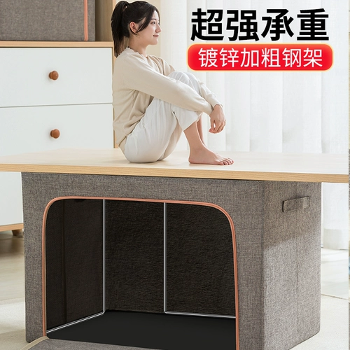 Ящик для хранения, ткань, складная большая коробка для домашнего использования