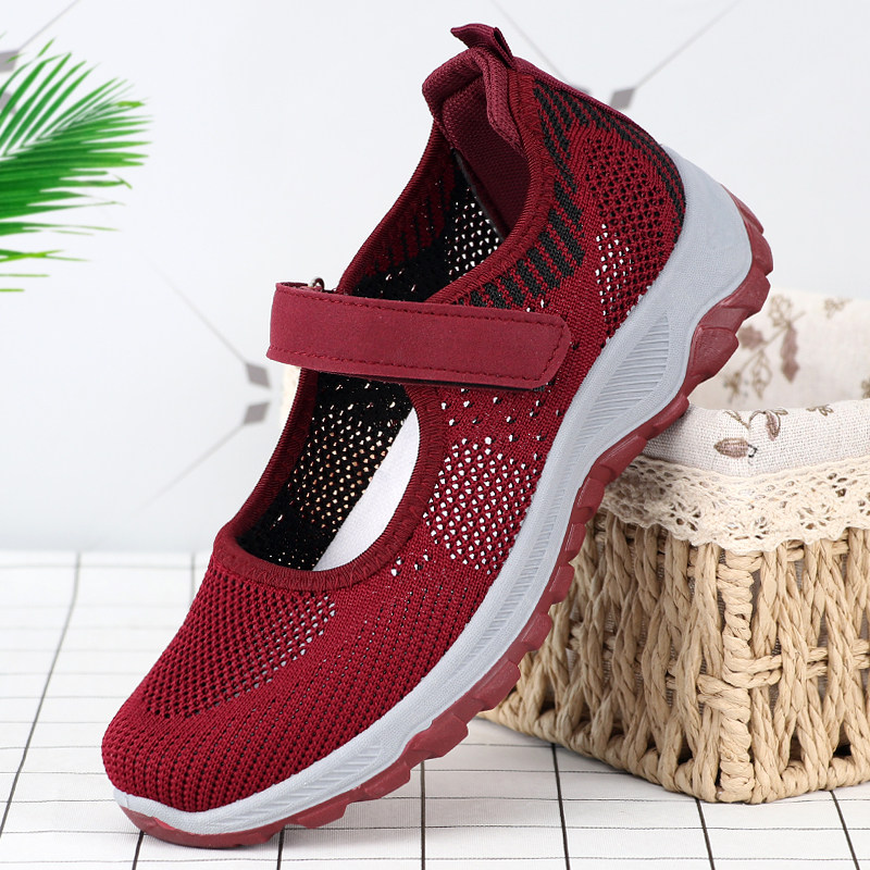 老北京布鞋女网鞋健步鞋夏季新款女鞋舒适魔术贴中老年人妈妈鞋,淘宝优惠券,粉丝福利购,淘宝优惠卷