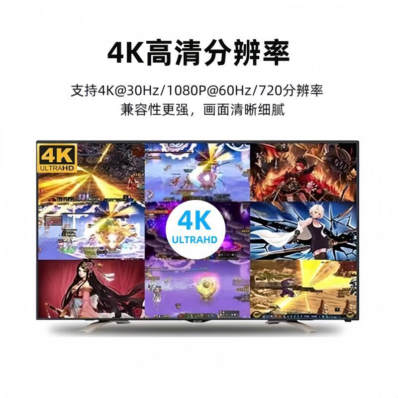 HDMI分屏器九进一出画面分割无缝切换9口高清多视角电脑同步显示 - 图2