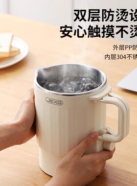 德国进口便携式折叠水壶小宴好物316不锈钢旅行出差电热烧水壶杯