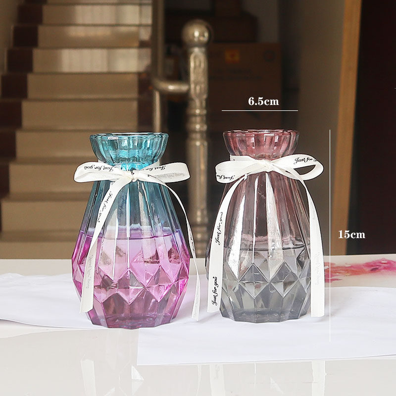 创意鲜花插花玻璃花瓶干花装饰花器摆件小清新透明水培富贵竹家居,淘宝优惠券,粉丝福利购,淘宝优惠卷