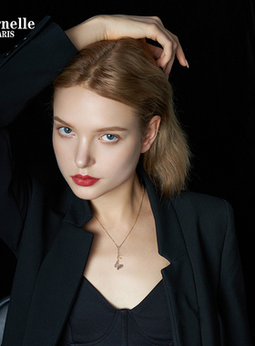 法国Eternelle珠宝原创蝴蝶项链轻奢小众设计高级感锁骨链女纯银