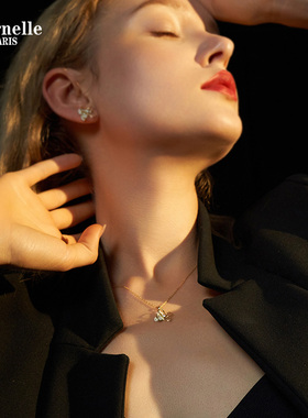 法国Eternelle珠宝原创设计项链女纯银 欧美轻奢锁骨链小众设计感