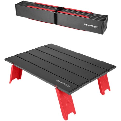 户外徒步超轻铝合金桌茶几电脑桌战术露营蛋卷桌沙滩桌迷你折叠桌 - 图3