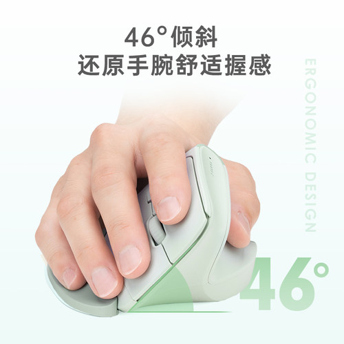 日本SANWA无线鼠标蓝牙双模人体工学垂直竖握带腕托电脑滑鼠静音 - 图2