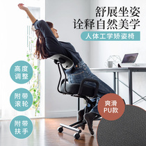 Japan SANWA Posture Chair Study Chair Lift Mobile Kneeling Chair Students Home Office Writing Chair Corrective Sitting