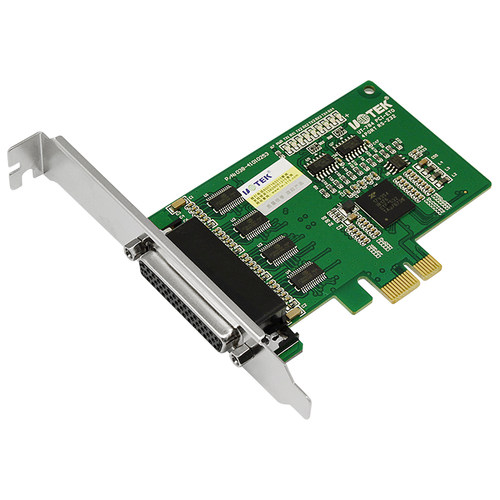 宇泰PCI-E转4口RS232多串口卡COM口电脑串口扩展卡工业级 UT-784 - 图0