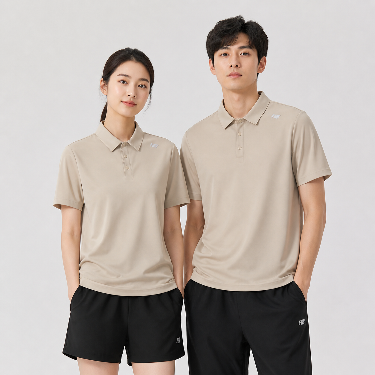 2026新款情侣冰感T恤短袖速干透气华夫格圆领男女户外百搭
