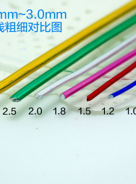 【1.2mm/5米】彩色氧化铝线 手工自行车原料 DIY材料 手工制作