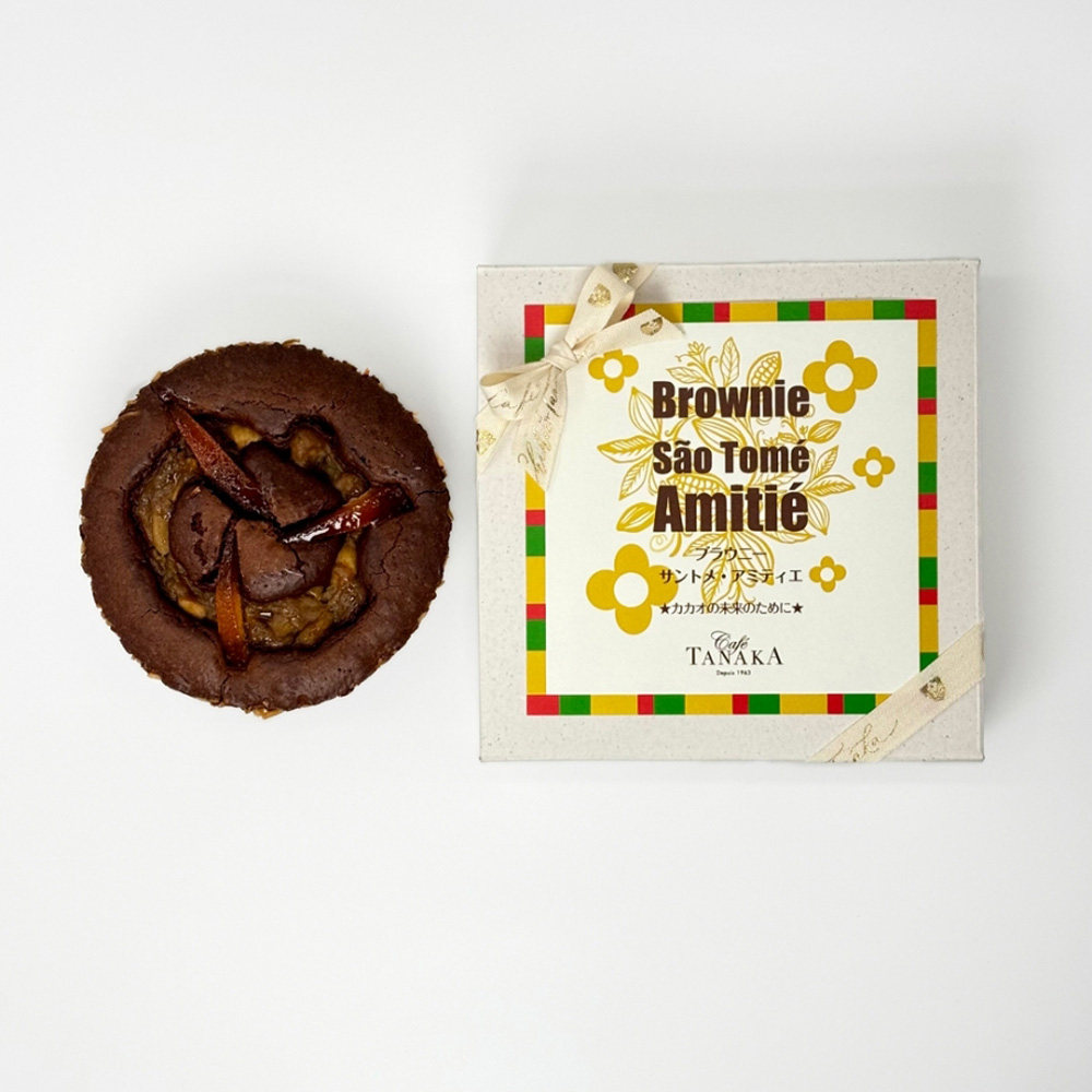 日本 田中咖啡 香蕉椰子蜜橙青柠圣多美岛可可豆布朗尼 整只,淘宝优惠券,粉丝福利购,淘宝优惠卷