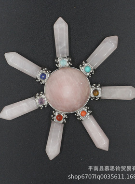 圆锥形金字塔水晶工艺品摆件