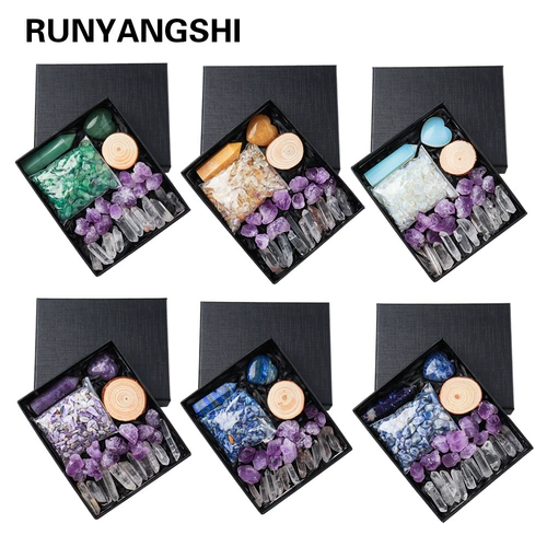 Натуральная вода, кварц, природная руда, подарочная коробка, комплект, (Трансграничная торговля)