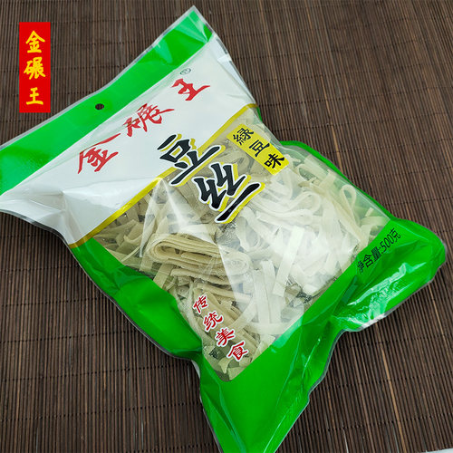 湖北武汉特产大牌农家无添加纯手工自制豆丝蔡甸豆丝豆皮500克 - 图0