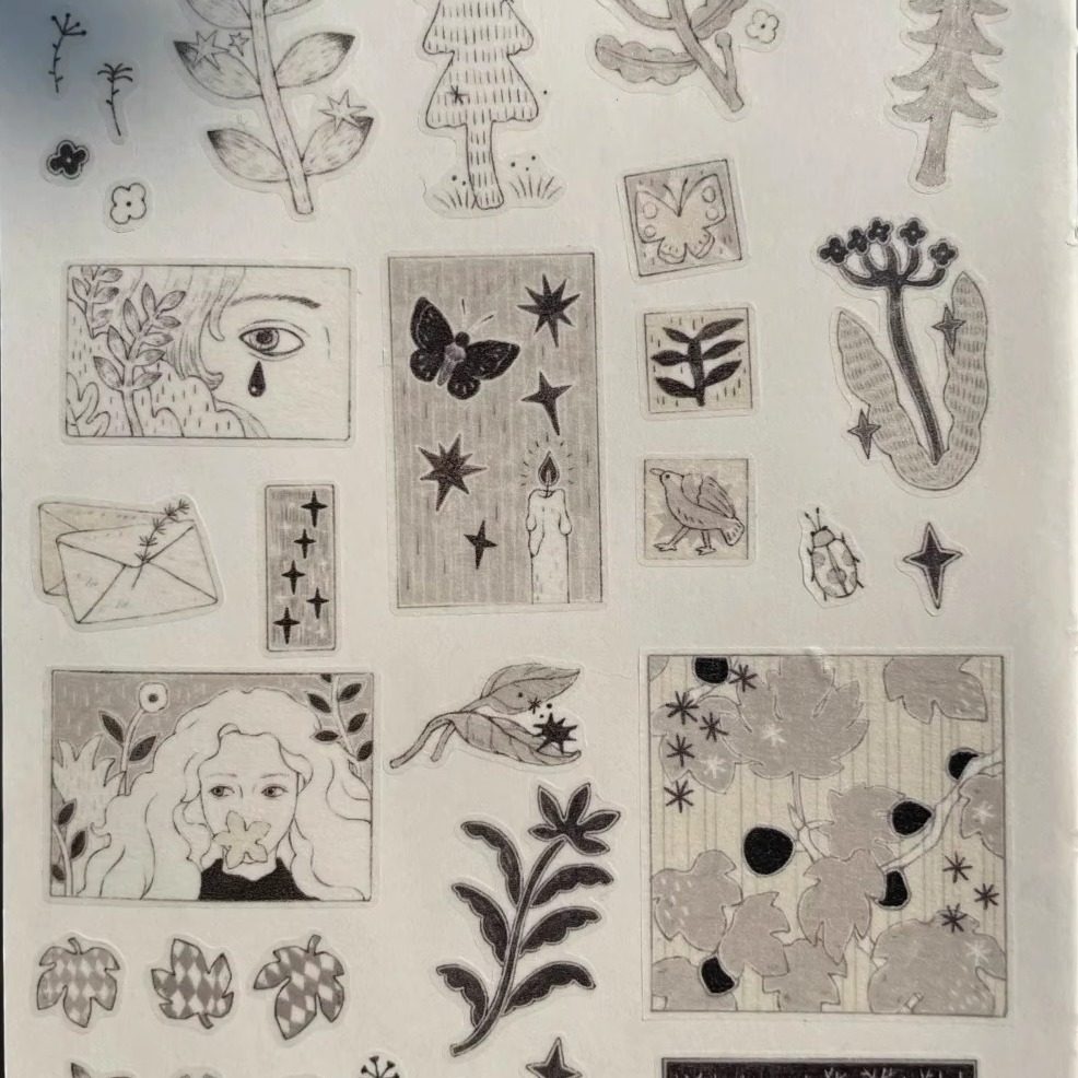 【循环分装】蓝色半圆 野梨树此时此刻小众和纸胶带唯美意境绘本,淘宝优惠券,粉丝福利购,淘宝优惠卷