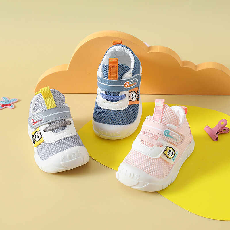 学步鞋女宝宝凉鞋夏季婴儿鞋子防滑软底1-3岁2春秋透气网鞋男不掉