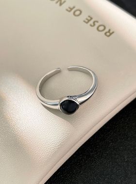 黑玛瑙食指戒本月新品限时优惠