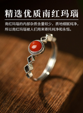 招财戒指纯银本月新品限时优惠