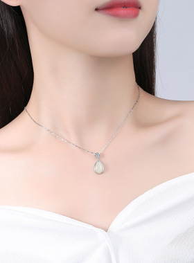 纯银项链和田玉吊坠新品限时特价