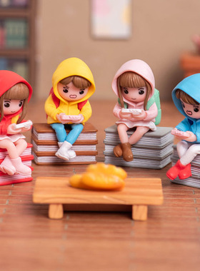 微景观手工造景小人可爱摆件