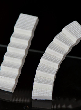 微景观白色台阶盆栽走道小摆件