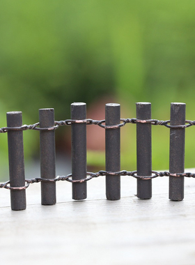 园艺摄影栅栏多肉配饰手工摆件