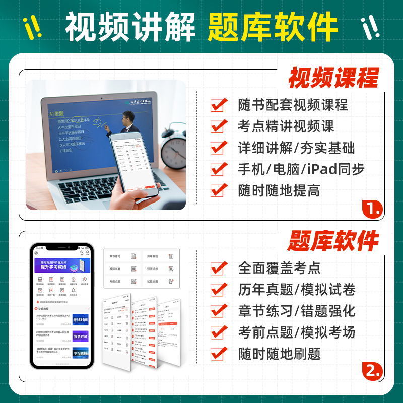 现货2024年超声波医学中级与技术考试用书强化训5000题练精选习题可搭教材精选习题解析全套2本2023历年真题超声医学职称考试用书 - 图1