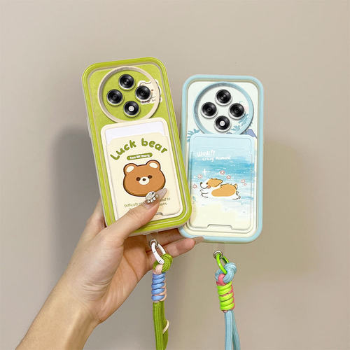 适用OPPO Reno12F 4G/5G海外版手机壳Reno12 FS 5G气囊防摔可插卡软全包边CPH2637保护套个性创意卡通可爱新 - 图0