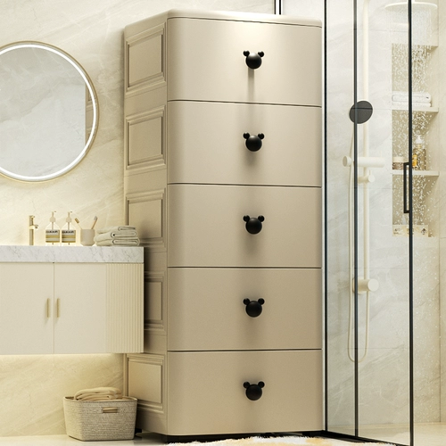 Толстый ящик для хранения шкафа для спальни спальни кровати.