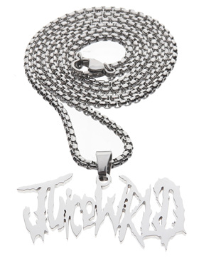 Juice WRLD classic logo necklace欧美男女嘻哈个性吊坠项链