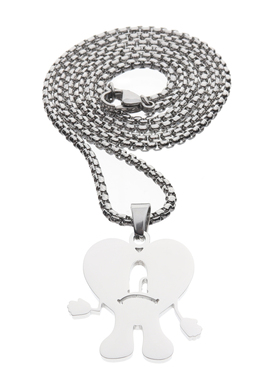 bad Bunny necklace YHLQMDLG 男女嘻哈个性情侣吊坠项链