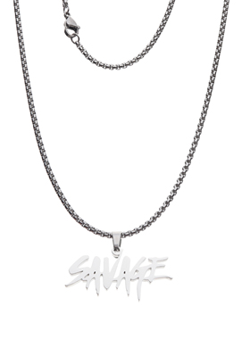 21 SAVAGE necklace欧美潮牌男女嘻哈个性情侣吊坠项链
