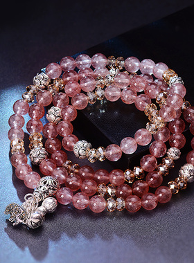 晶柜时尚女性天然海蓝宝S925纯银