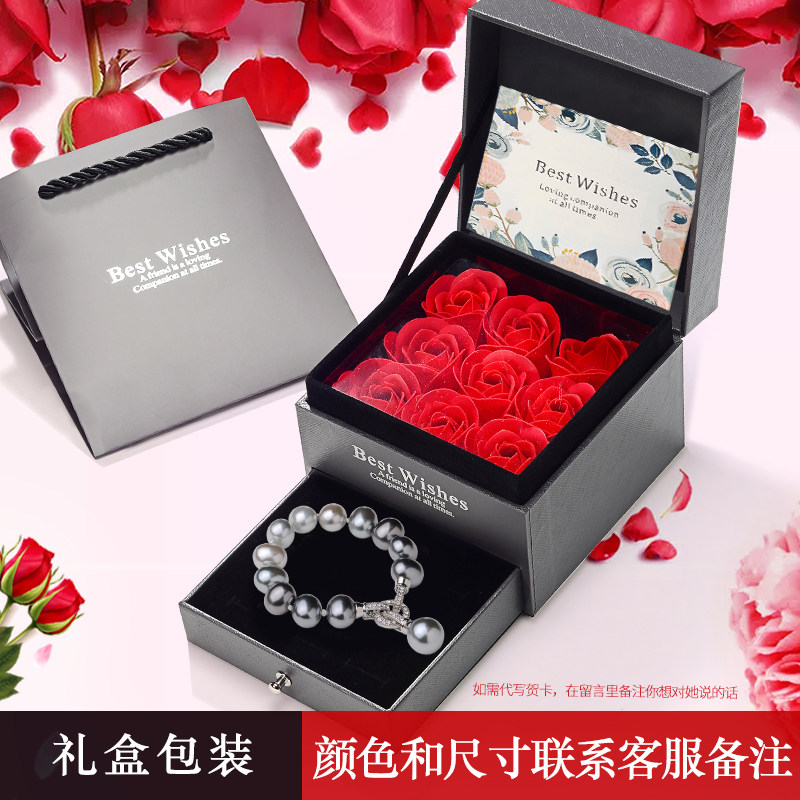 原创设计异形巴洛克珍珠女ins手链 晶柜手链