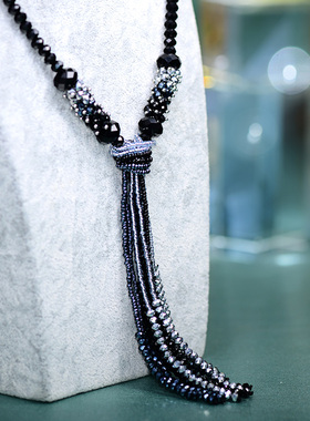 女潮项链晶柜吊坠水晶