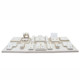 Jewelry display props Colorful K gold jewelry display stand Earrings ear studs pendant bracelet tray display stand