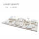 Jewelry display props Colorful K gold jewelry display stand Earrings ear studs pendant bracelet tray display stand