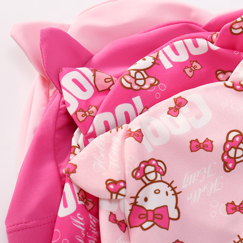 Hello Kitty卡通印花泳帽女童可爱松紧款游泳帽子,淘宝优惠券,粉丝福利购,淘宝优惠卷