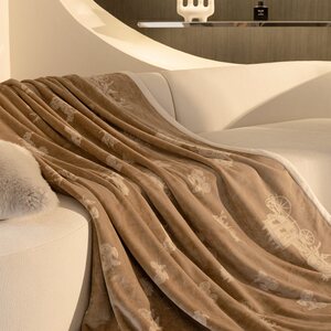 欧棉绒毛毯冬季加厚盖毯北极绒沙发单人午睡毯保暖珊瑚绒毯子双人