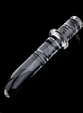 Glass crystal penis men's and women's backyard anus