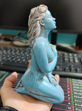 新品跨境女神雕塑树脂工艺品家居摆件自我系列装饰品女神雕塑
