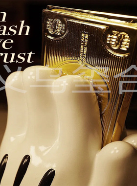 米奇拜金发财手摆件创意卡通周边可爱家居装饰品乔迁开业送礼招财