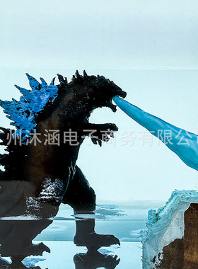 怪兽树脂灯 立体模型哥斯拉环氧树脂灯精美礼品家居装饰礼物