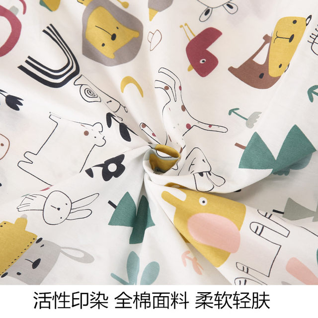 Pure cotton crib fitted sheet mattress cover pure cotton bedspread