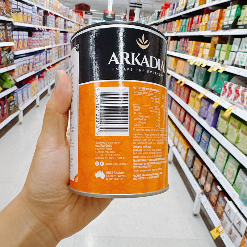 2件包邮澳洲Arkadia Chai Tea香柴茶粉速溶冲饮香草低卡无蔗糖,淘宝优惠券,粉丝福利购,淘宝优惠卷