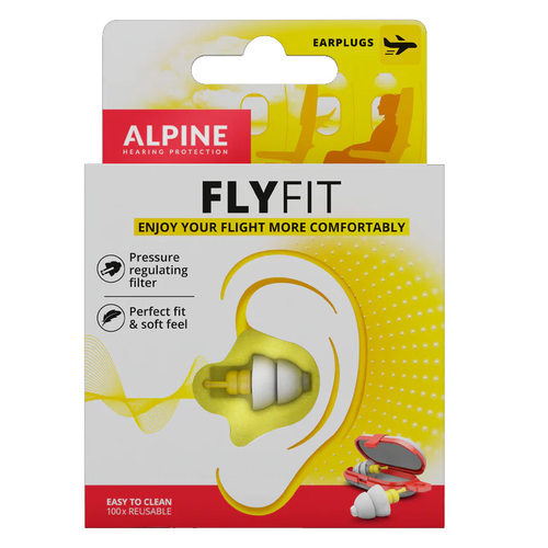 荷兰进口Alpine FlyFit earplugs飞机耳塞航空专用飞行减压耳塞-图3