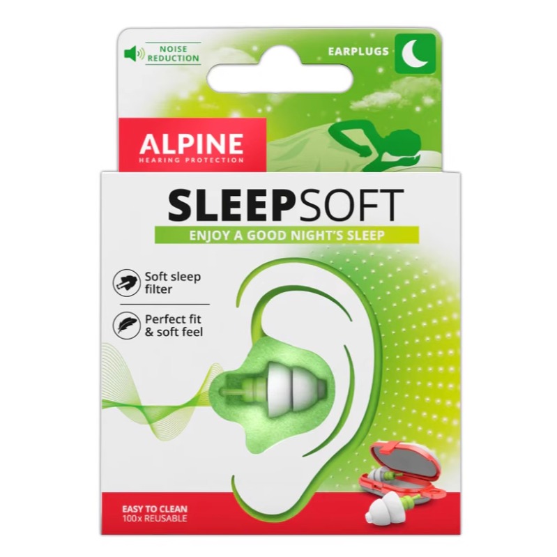 正品荷兰Alpine sleepsoft睡眠耳塞防呼噜打鼾女士男士降噪音舒适 - 图3