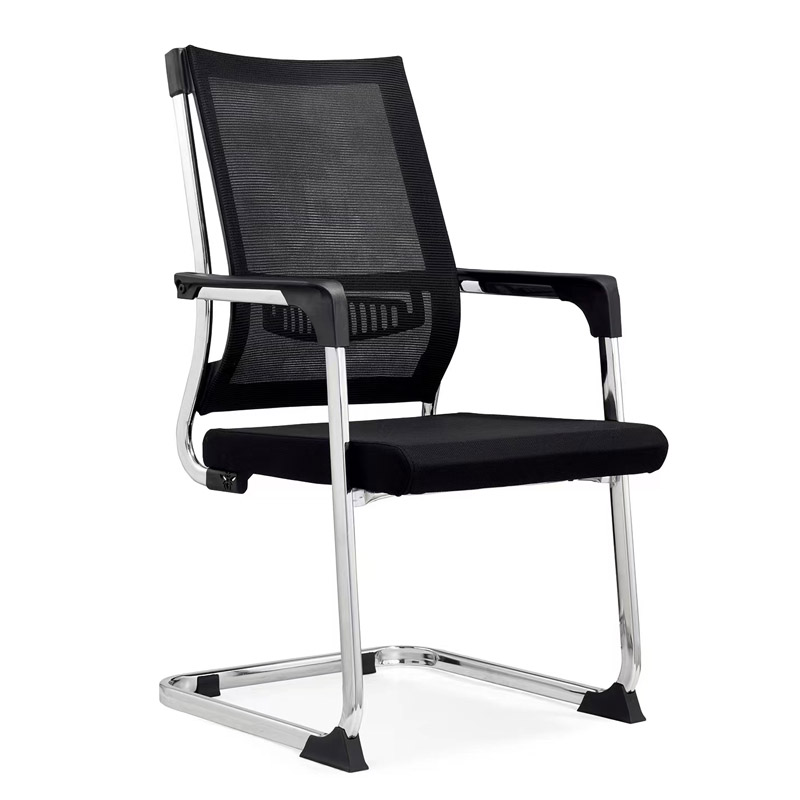 人体学接待弓形职员椅家用电脑椅子会议椅网布员工靠椅定做办公椅