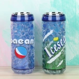 Легко -Пулл -банки Cola Пластиковая ледяная чашка сетка красная летняя летняя студенческая чашка с разбитой ледяной чашкой минималистская пара